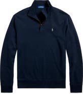 Polo Ralph Lauren Cotton Blend Quarter Zip Pullover