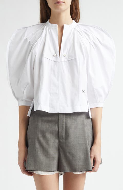 Odalique Cotton Poplin Top