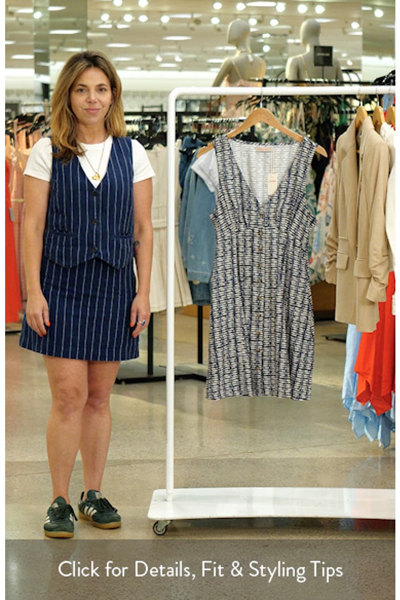 Camila Sleeveless Hemp Blend Minidress video