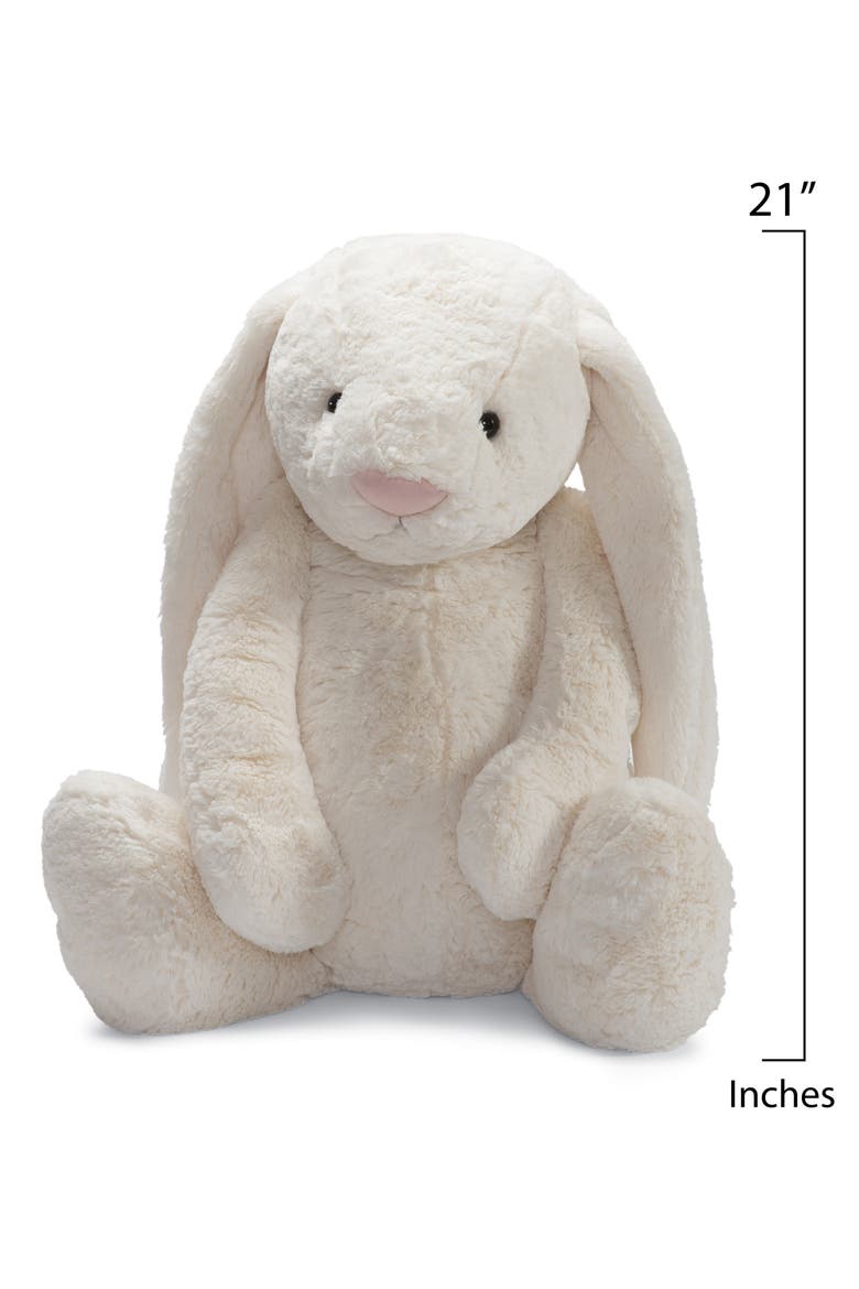 'Huge Bashful Bunny' Stuffed Animal, Alternate, color, CREAM