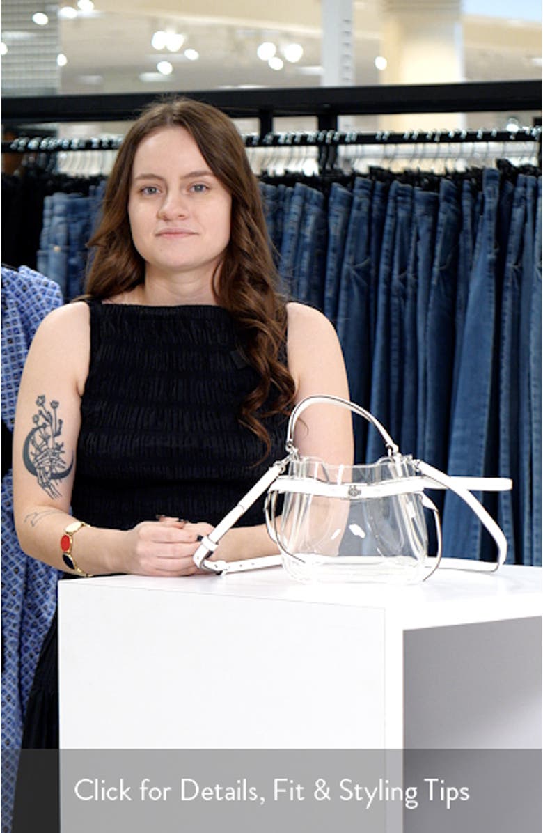 Mini Romy Clear Bucket Bag, sales video thumbnail