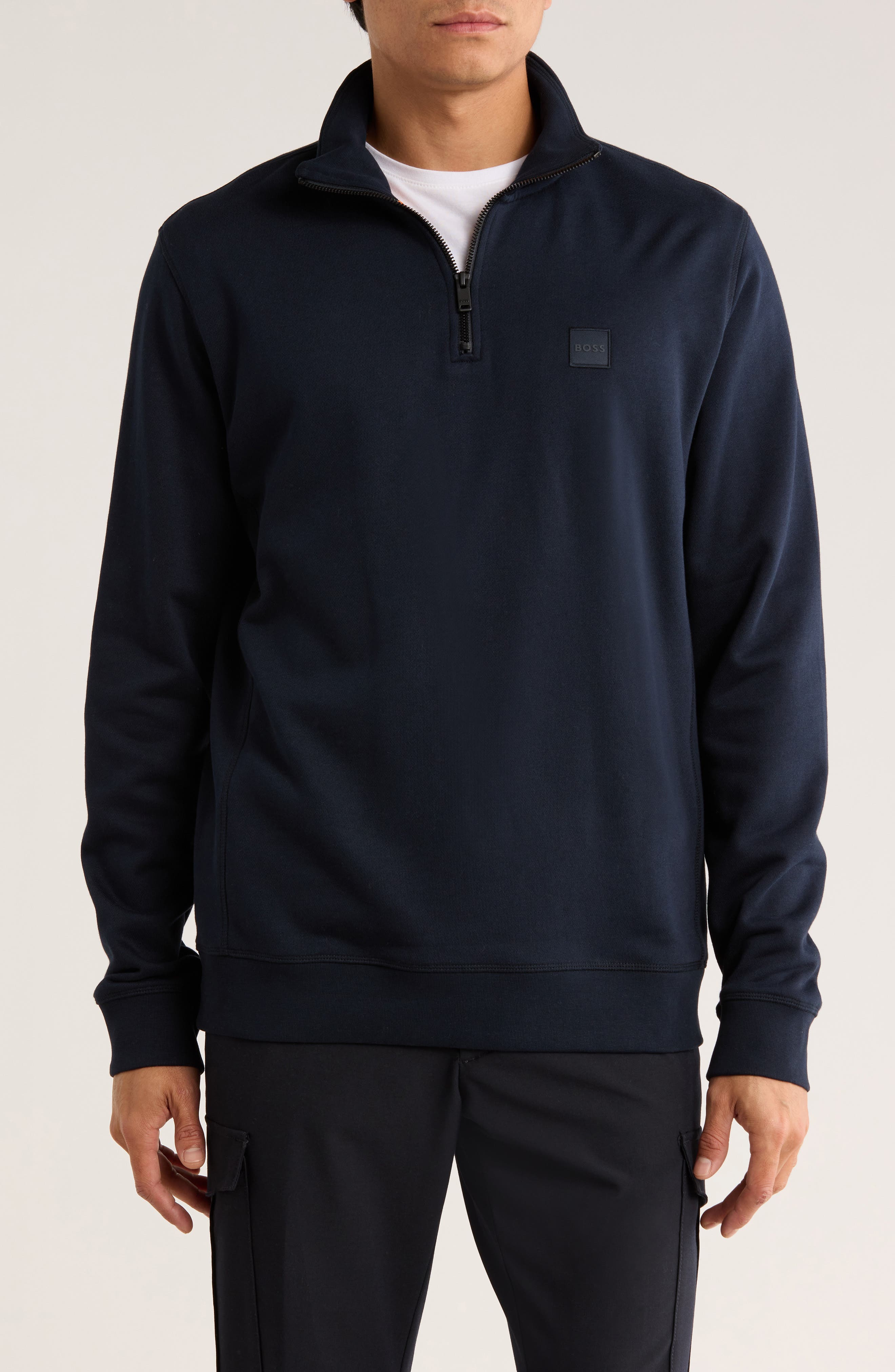 BOSS Zetrust Quarter Zip Pullover