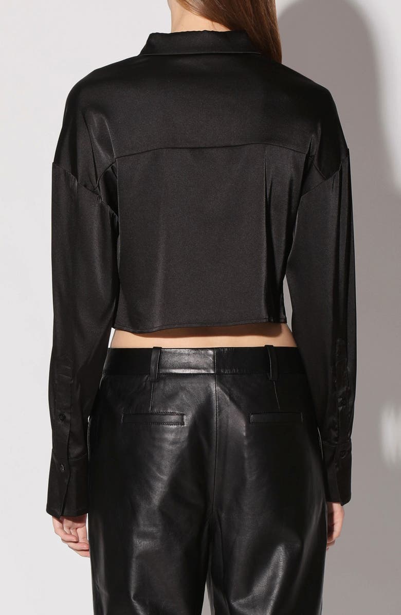 Walter Baker Montana Button-Up Shirt, Alternate, color, Black