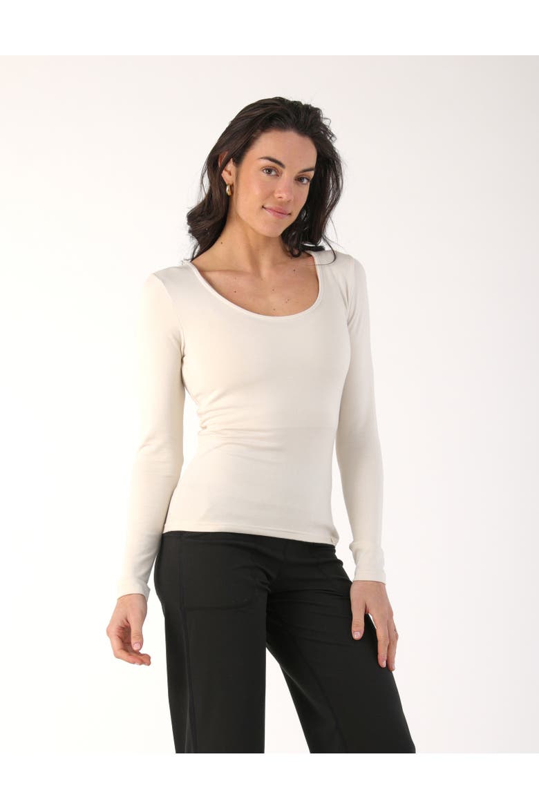Aubrey Long Sleeve, Alternate, color, Oatmilk