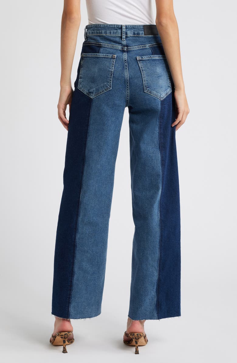 Rails Getty Panel High Waist Wide Leg Jeans, Alternate, color, Twilight Shadow