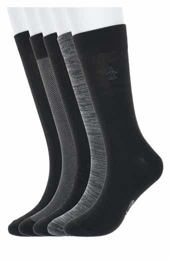 Original Penguin Mixed Texture 5-Pack Socks