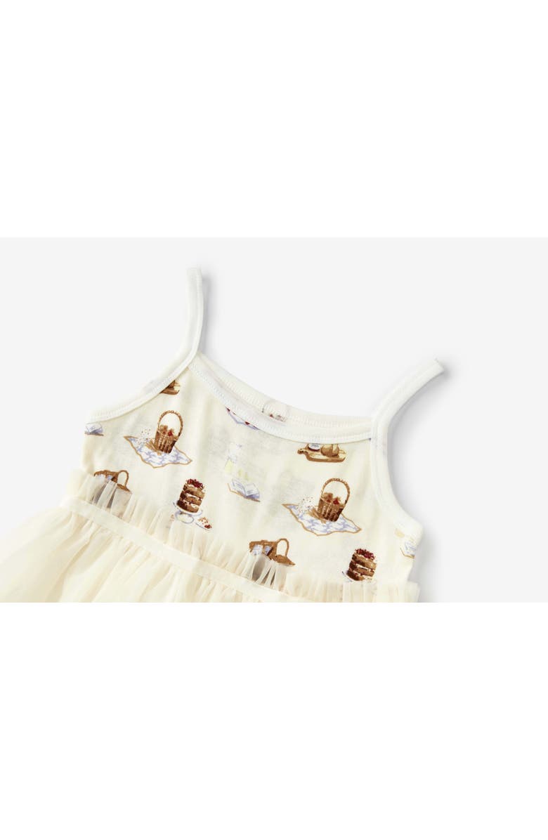 Milkbarn Organic Cotton Ballet Dress, Alternate, color, Picnic