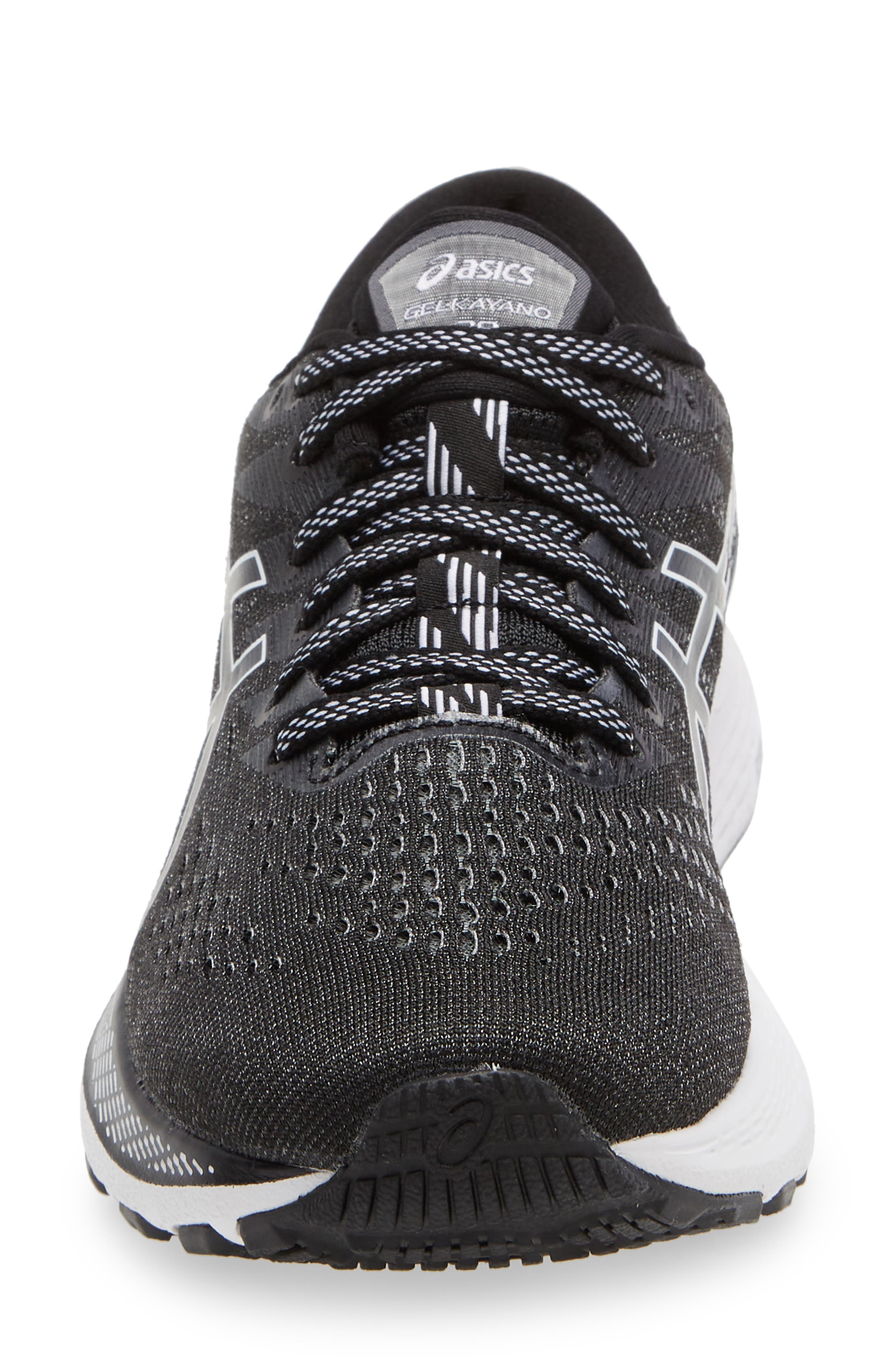 GEL-Kayano® 28 Running Shoe, Alternate, color, BLACK/ WHITE