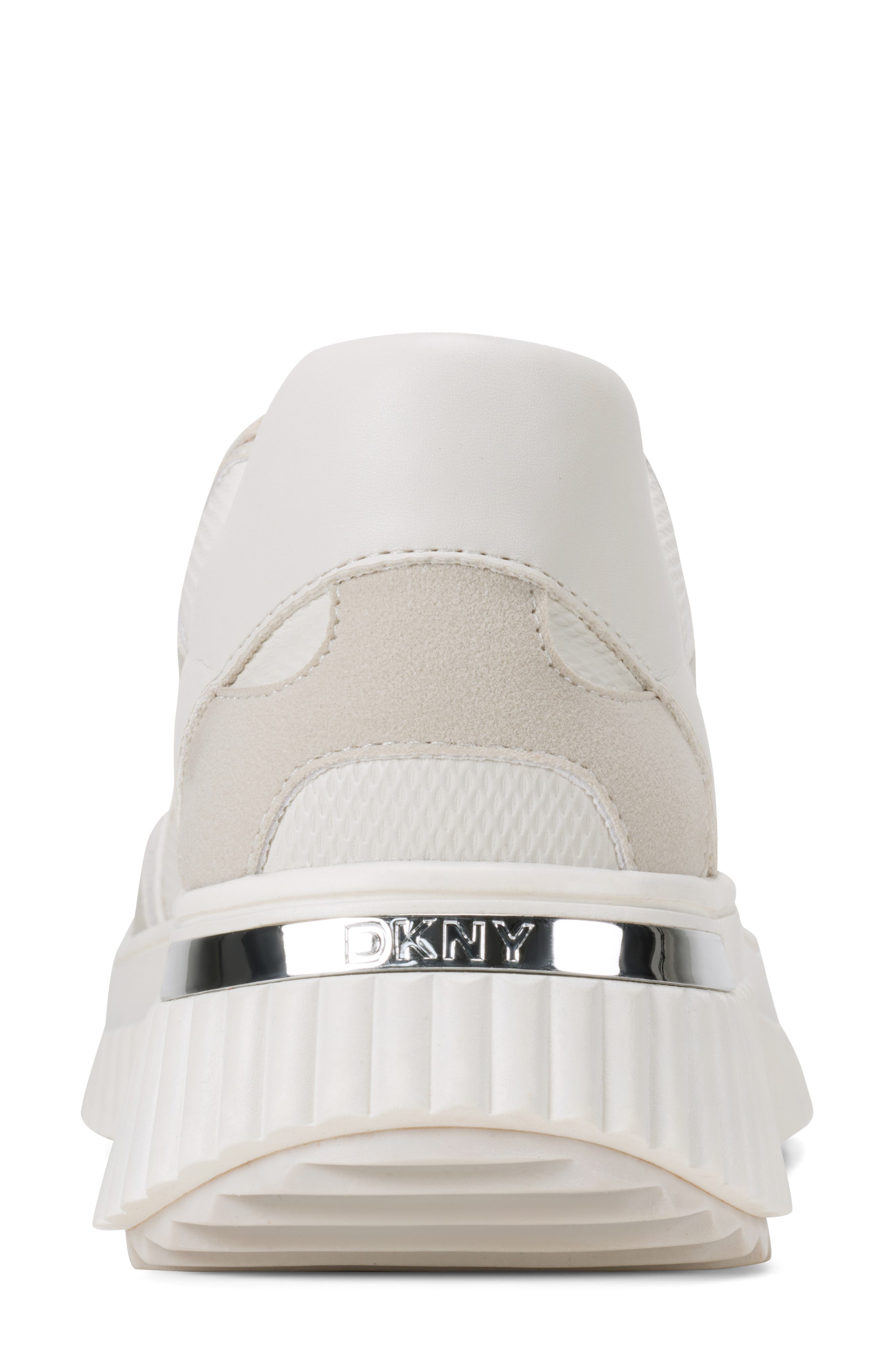 DKNY Lachele Platform Sneaker, Alternate, color, Soft White/ White