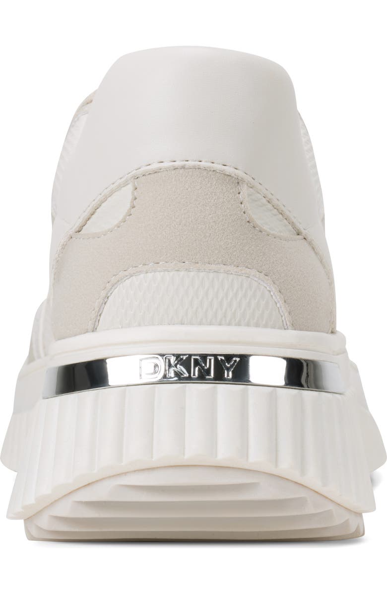 DKNY Lachele Platform Sneaker, Alternate, color, Soft White/ White