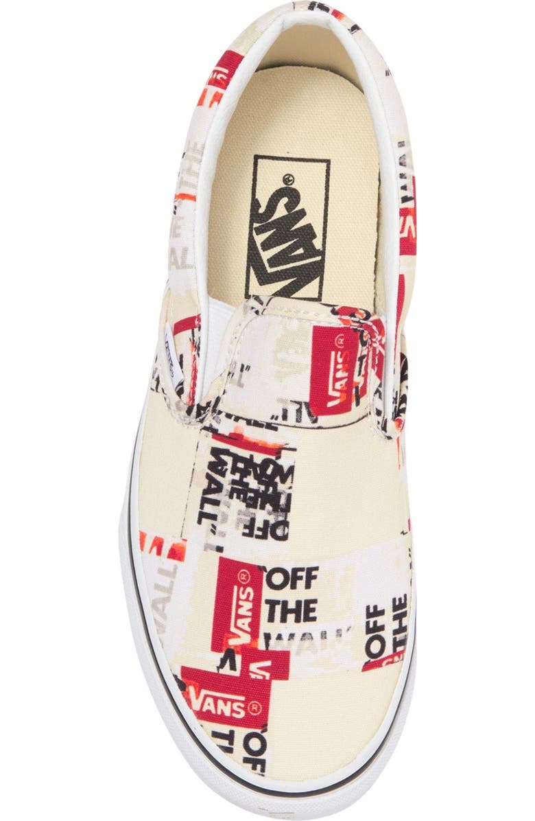 Vans Packing Tape Classic Slip-On Sneaker, Alternate, color,