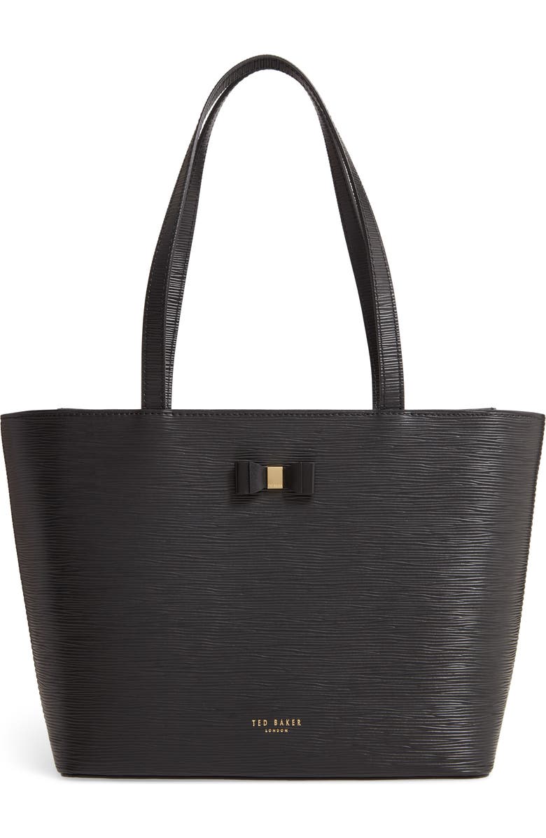 Ted Baker London Deannah Leather Shopper & Pouch, Main, color,