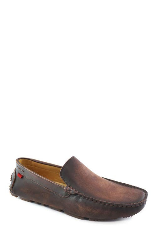 Marc Joseph New York Ovington Ct Leather Venetian Driver Loafer In Brown