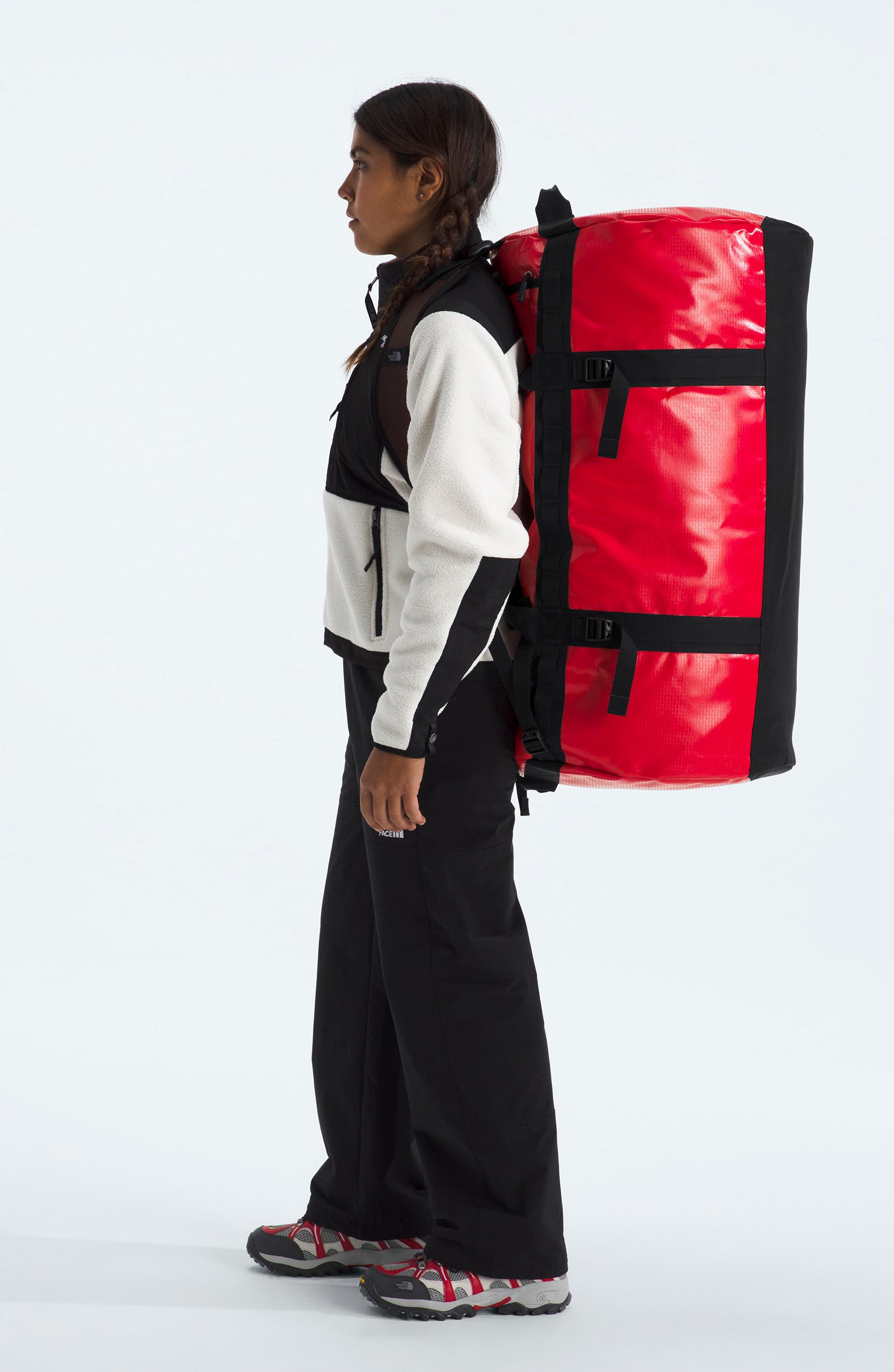 Base Camp XL Duffel Bag, Alternate, color, TNF RED/ TNF BLACK-NPF