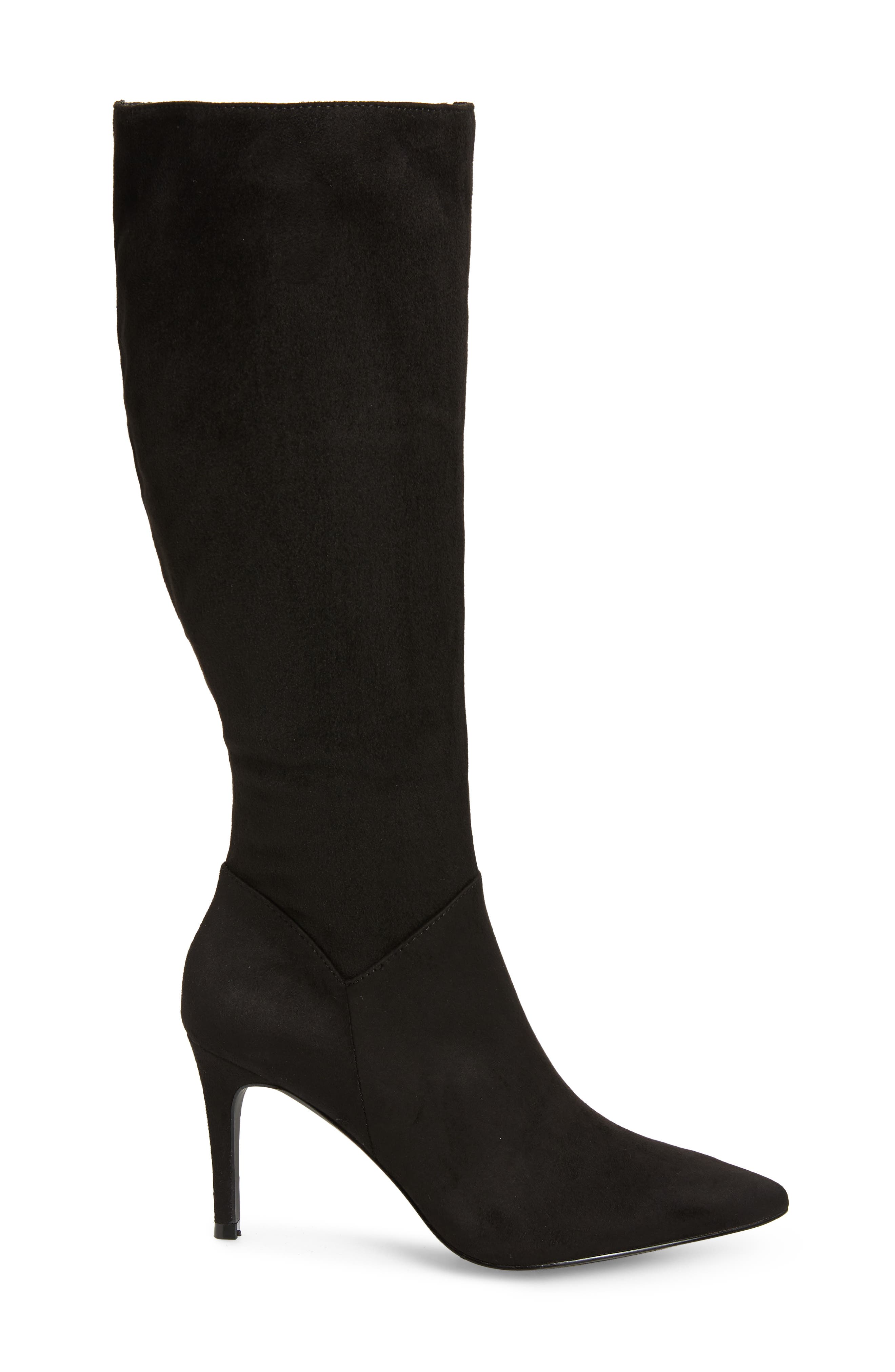Kinga Knee High Boot, Alternate, color, BLACK SUEDE