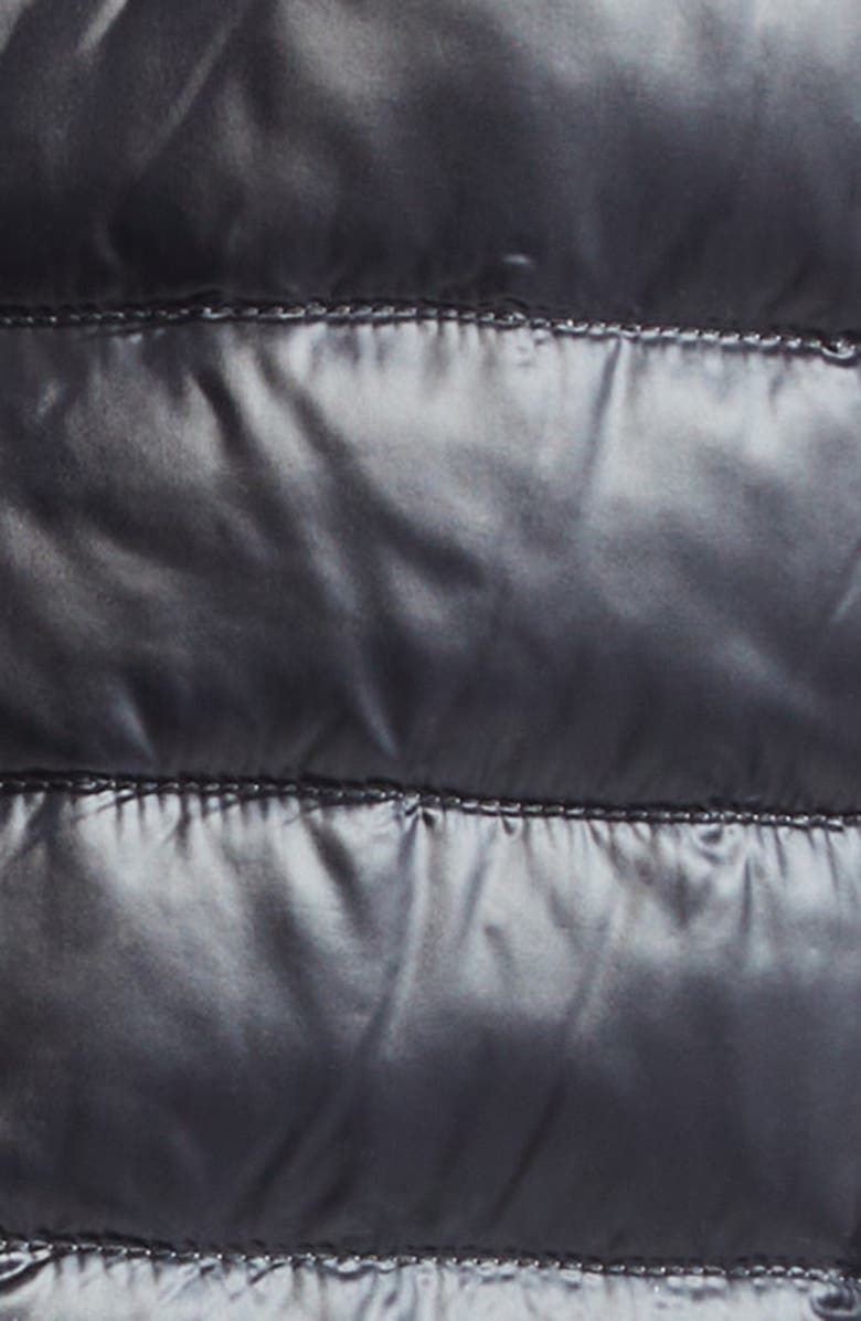 Herno Reversible Quilted Ultralight Nylon Crop Down Jacket, Alternate, color, Black To Chantilly