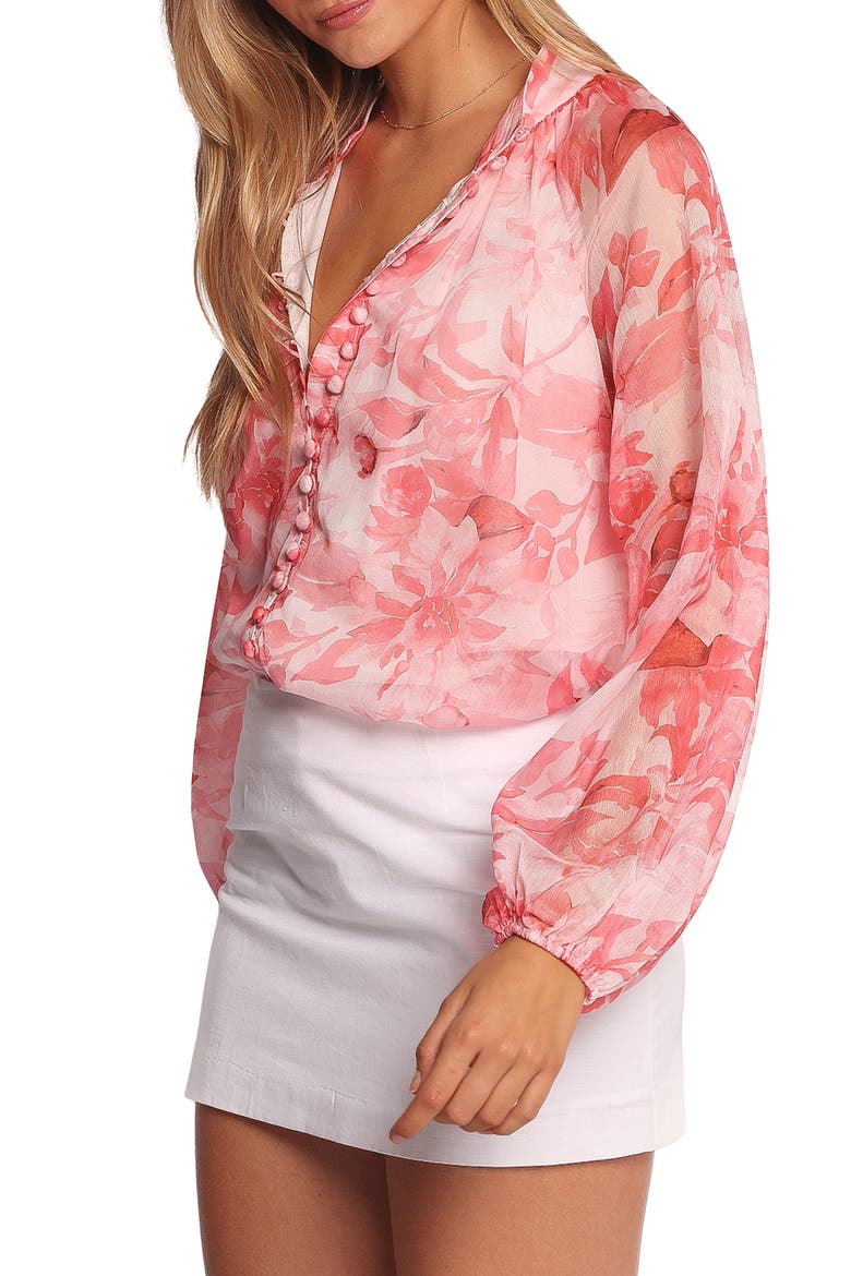Marni Print Top, Alternate, color, PINK FLORAL