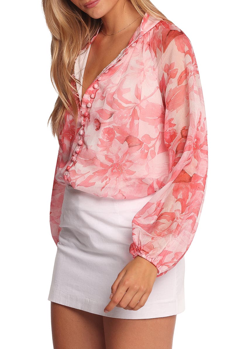 Petal & Pup Marni Print Top, Alternate, color, Pink Floral