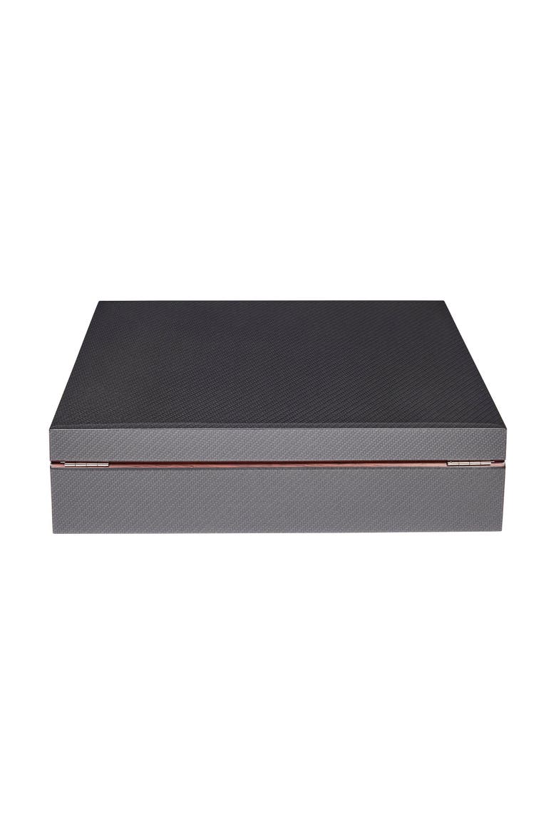 Carbon Fibre Ten Watch Box, Alternate, color, Grey