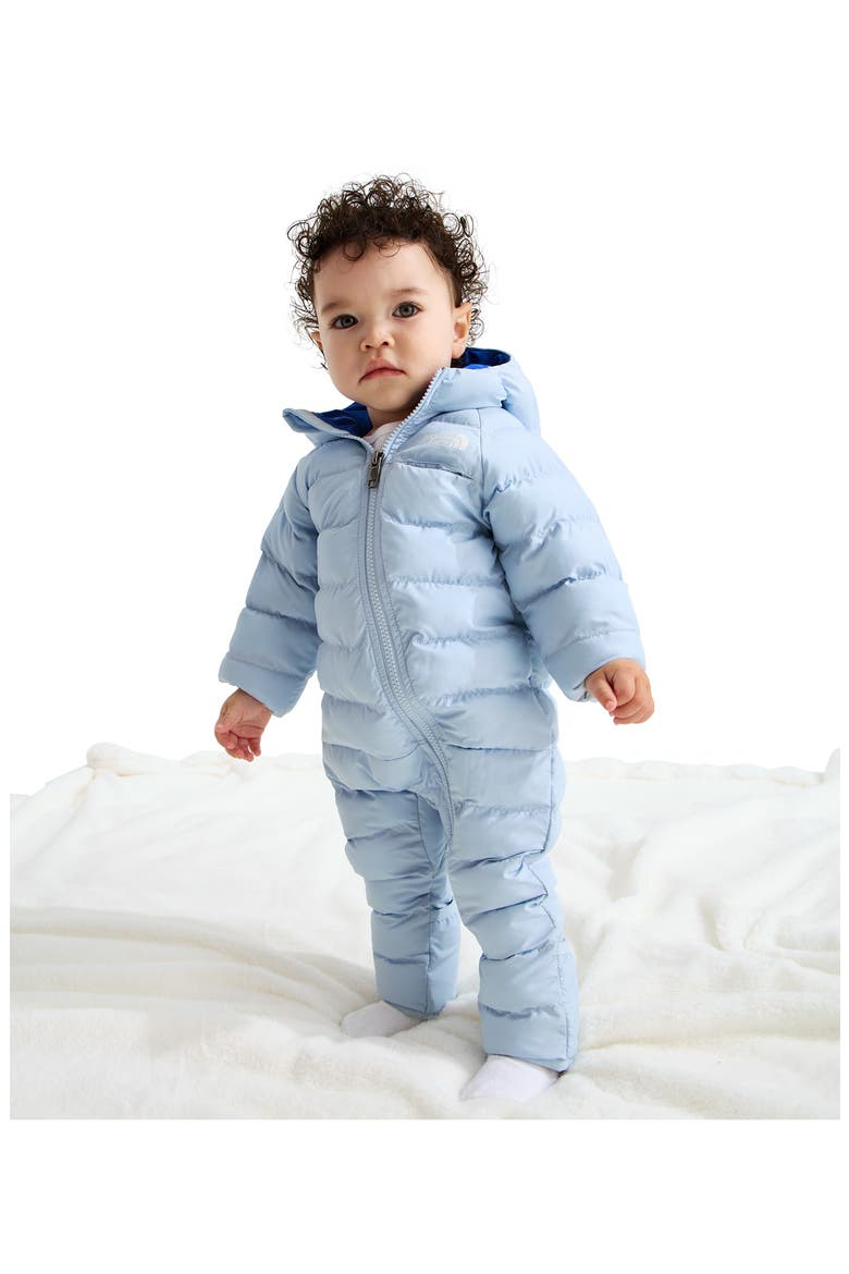 Perrito Water Repellent Hooded Snowsuit, Alternate, color, POLAR HAZE