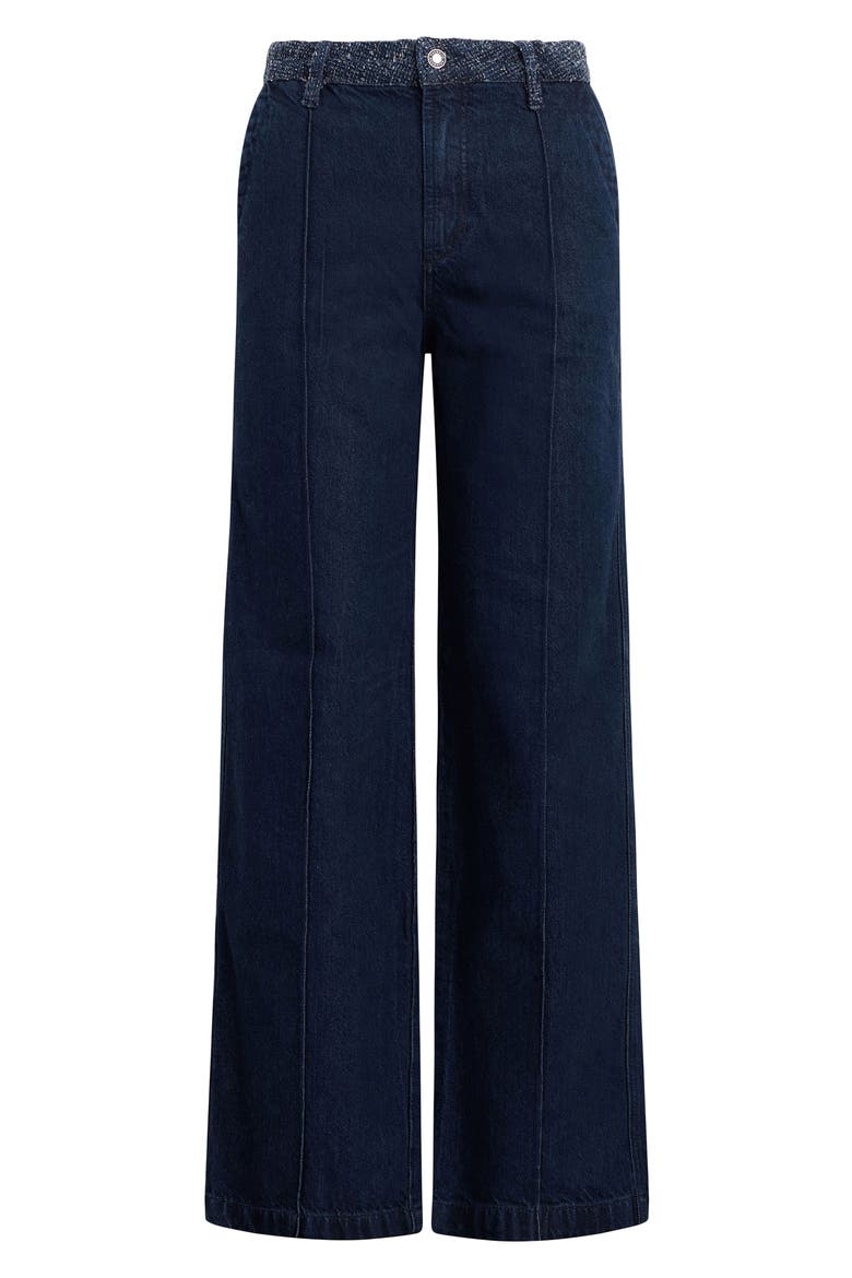 The Noah High Waist Wide Leg Jeans, Alternate, color, MARFA