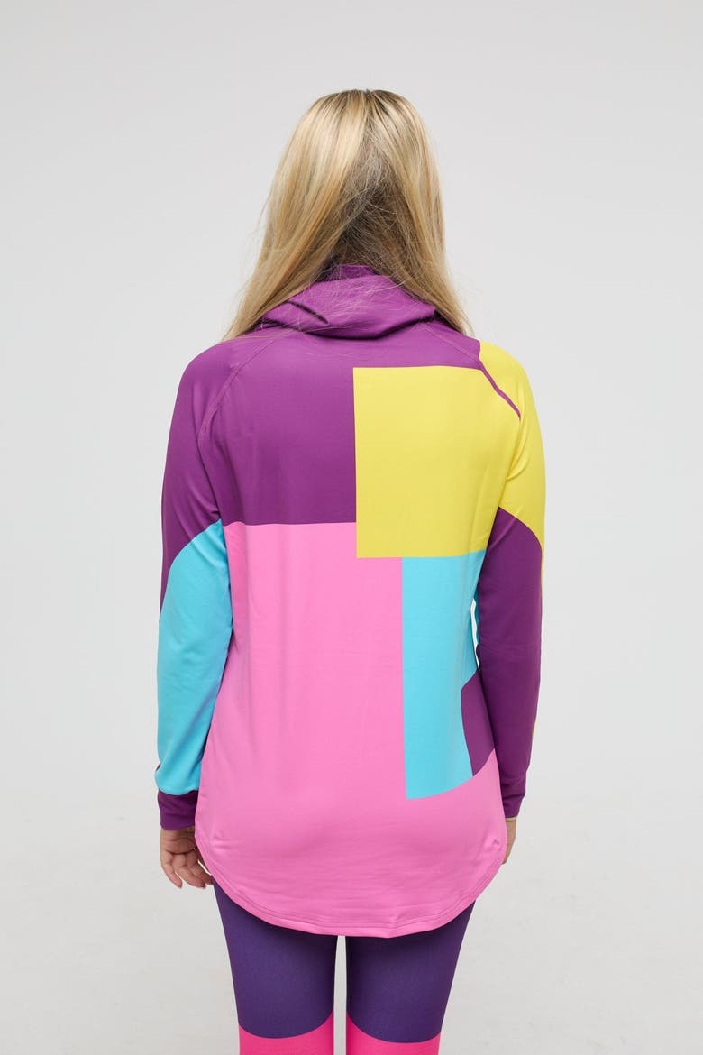 High Neck Baselayer Top So Fetch - Women's, Alternate, color, multi-colour
