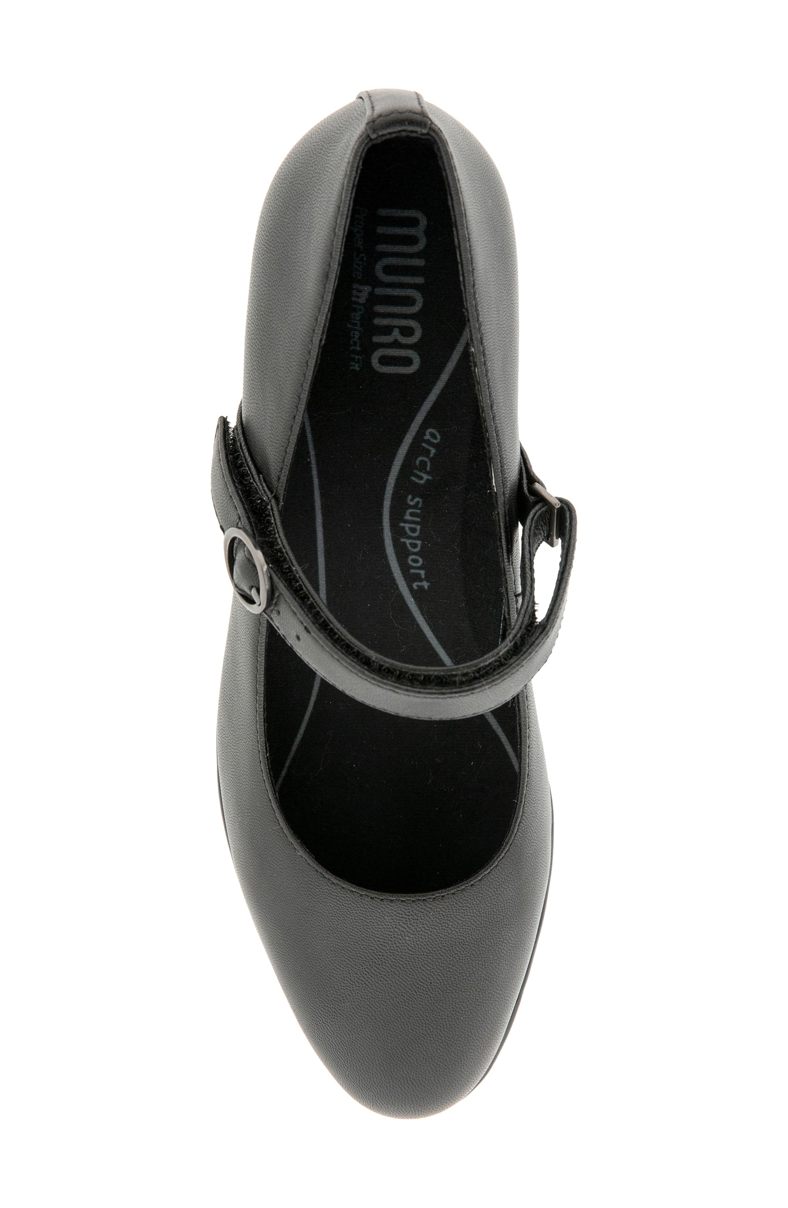 Rita Mary Jane Pump, Alternate, color, BLACK LEATHER