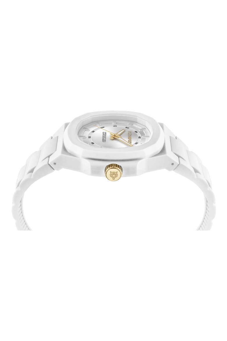 Viper I Silicone Band Watch, 42mm, Alternate, color, WHITE