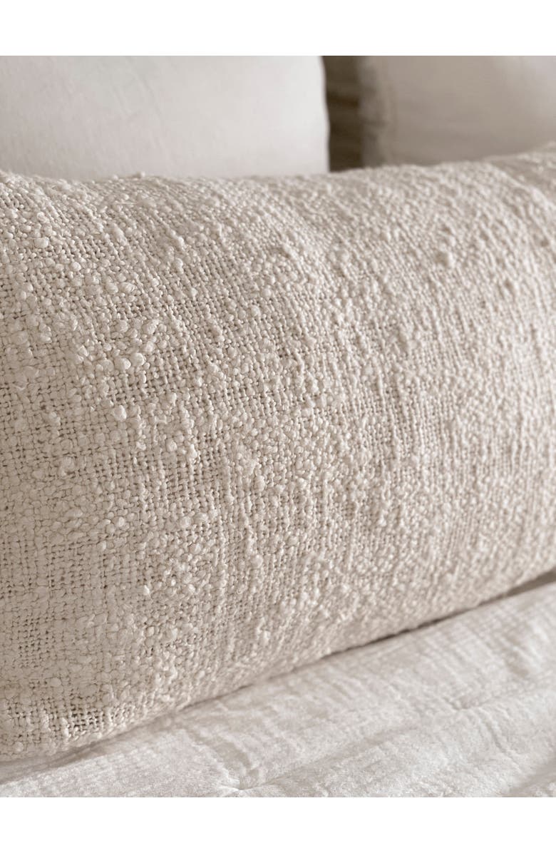 Anaya Cozy Cotton Boucle Body Pillow with Down Alternative Insert, Alternate, color,