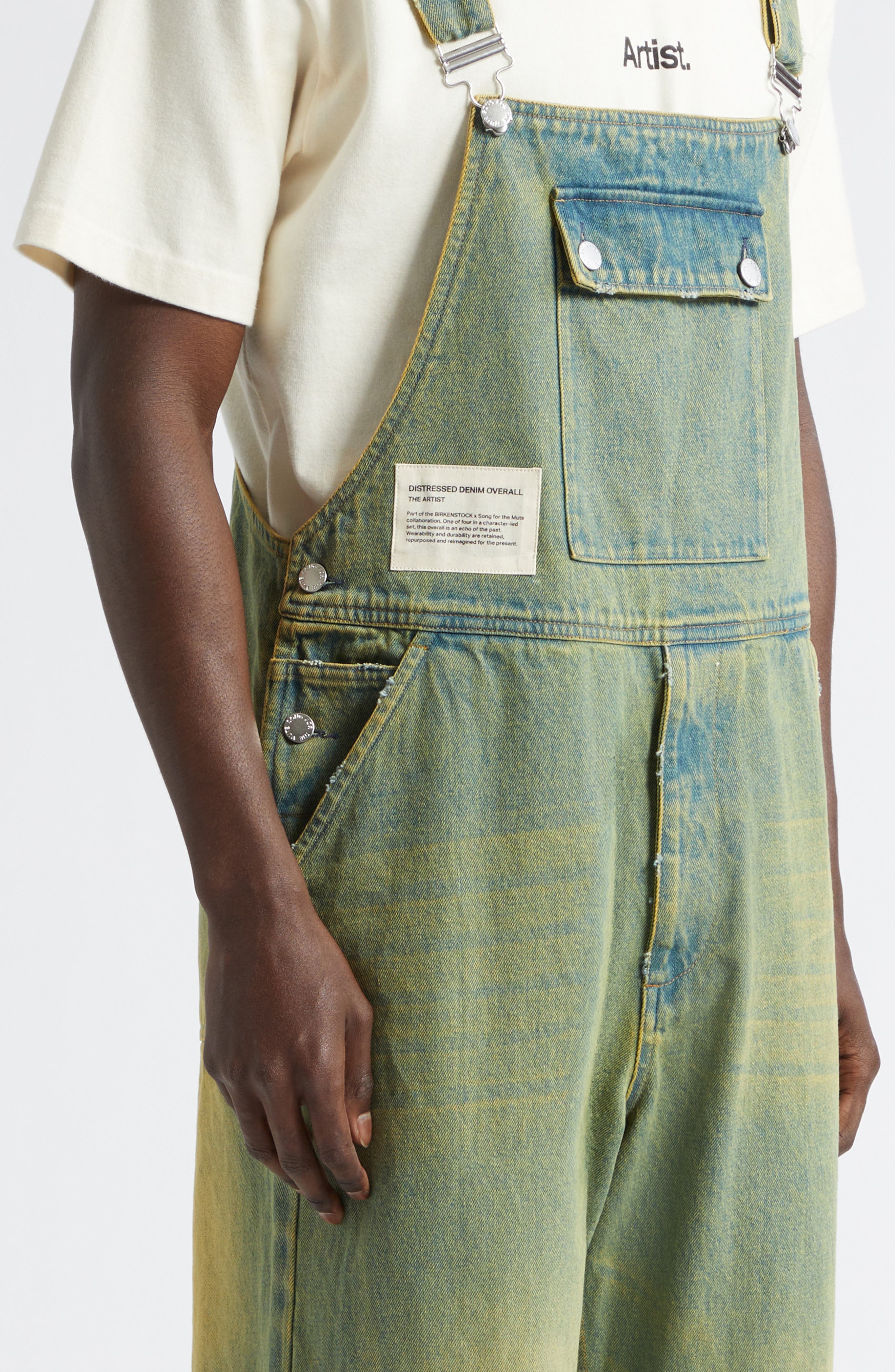 SONG FOR THE MUTE x Birkenstock The Artist Distressed Denim