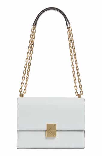 Kate Spade New York deco pebbled leather convertible crossbody bag