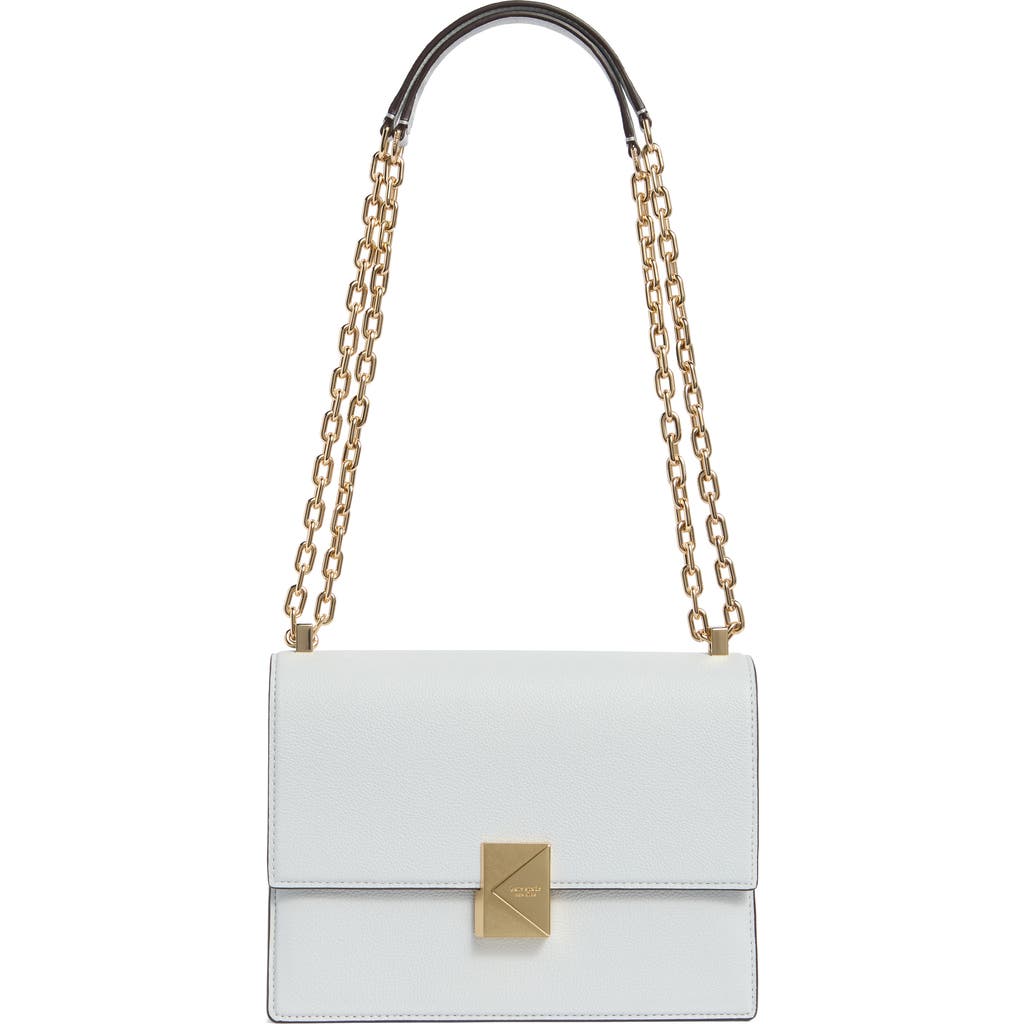 Kate Spade New York Deco Pebbled Leather Convertible Crossbody Bag In Gray