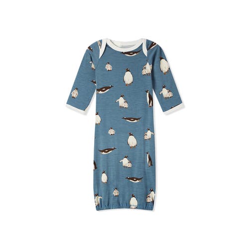 Milkbarn Luxe Stretch Newborn Gown And Hat Set In Black