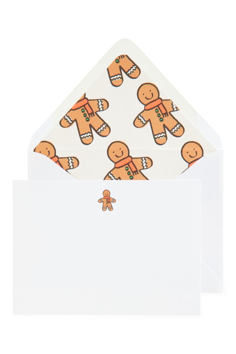 Set of 10 Note Cards & Envelopes, Main, color, COOKIE CUTTER