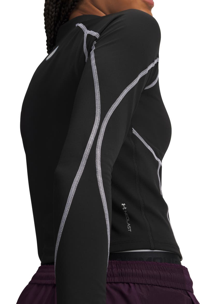 ColdGear Elite Half Zip Performance Pullover, Alternate, color, 008 ULTIMATE BLACK
