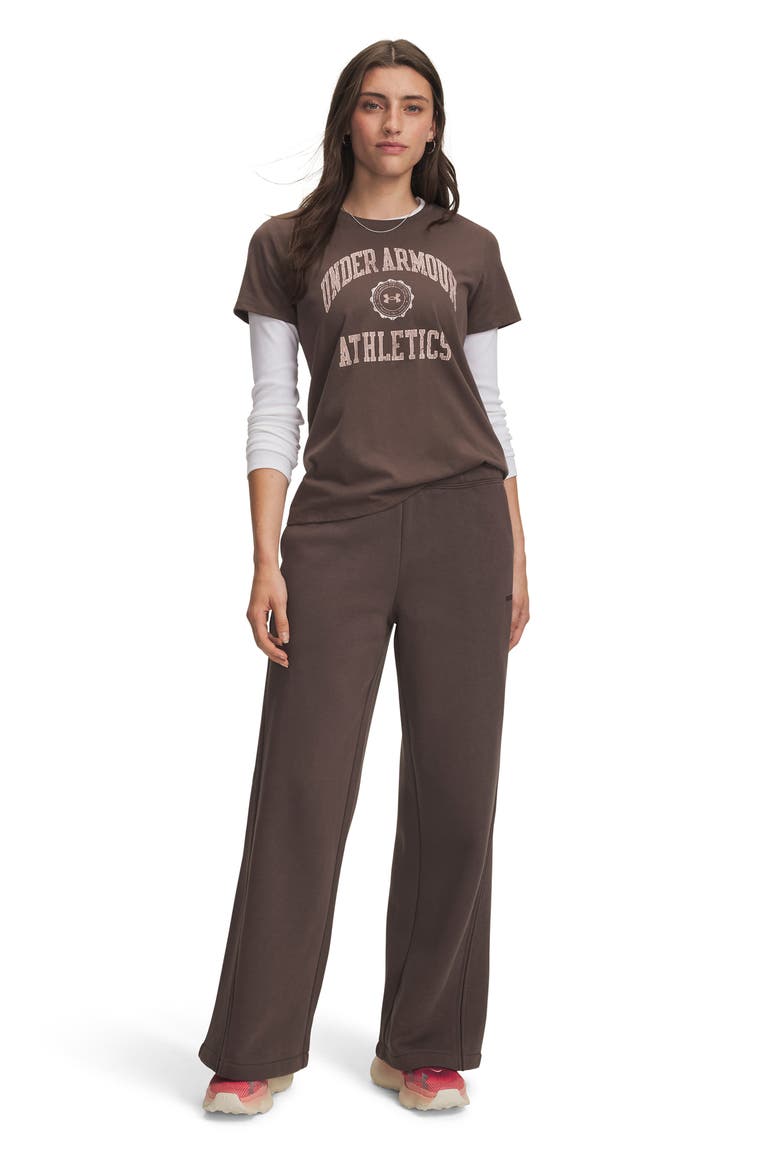 Icon Fleece Wide Leg Pants, Alternate, color, 200 PEPPERCORN