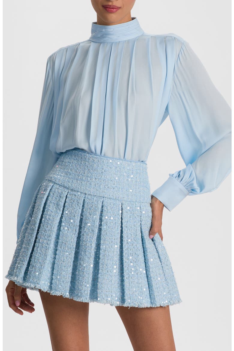 Gertrude Mock Neck Top, Main, color, CAROLINA BLUE
