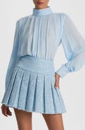 ALICE + OLIVIA Gertrude Mock Neck Top