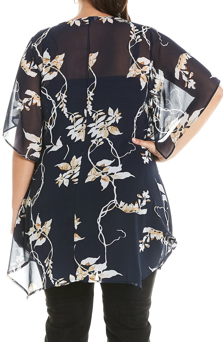 Estelle Vine Print Top, Alternate, color, 