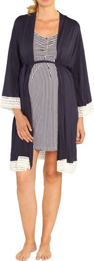 Angel Maternity Nursing Dress, Robe Baby Blanket Set Nordstrom
