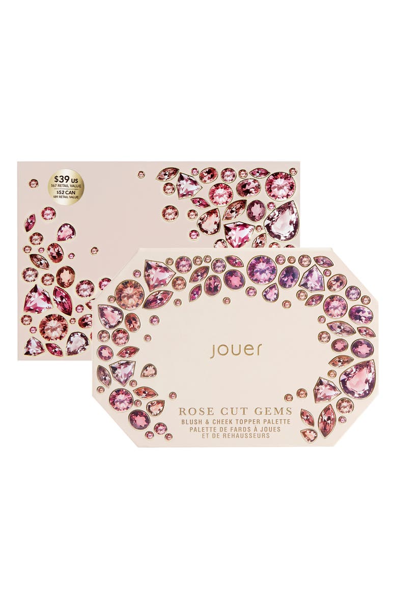 Jouer Rose Cut Gems Blush & Cheek Topper Palette, Alternate, color,