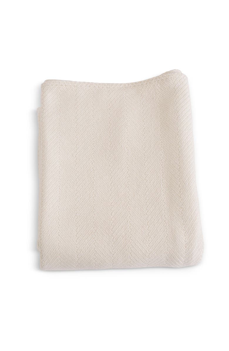 Evangeline Herringbone Blankets, Main, color, Herringbone Natural