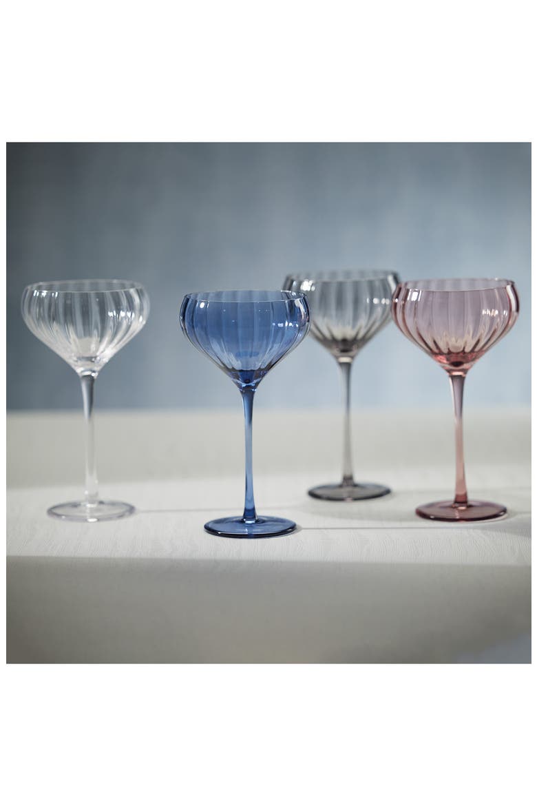 Malden Optic Set of 4 Cocktail Glasses, Alternate, color, CLEAR