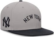 Nike Men's Nike Gray New York Yankees True Performance Fitted Hat