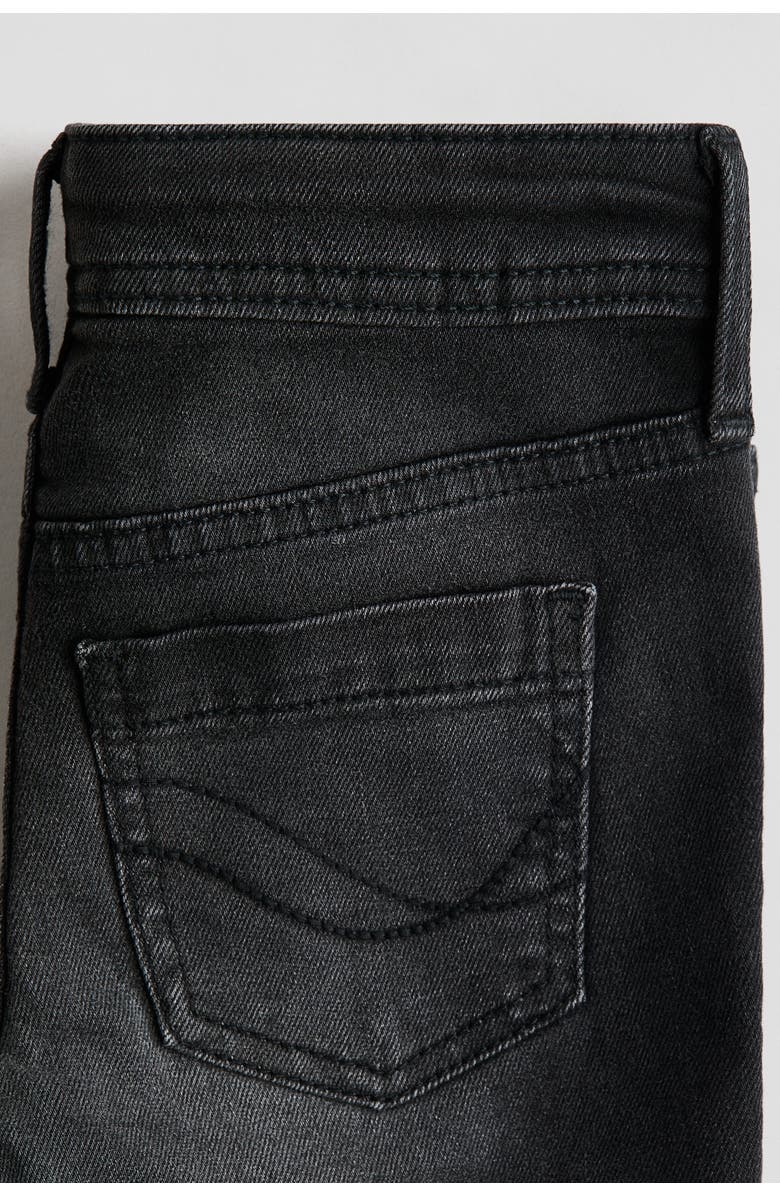 H&M Flared Leg Low Jeans, Alternate, color, Denim Black