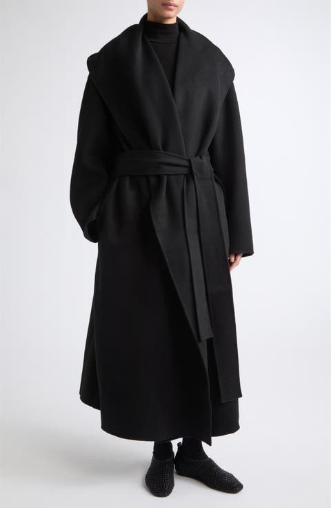 Hooded Belted Coat
