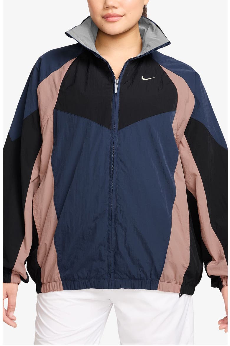 Sportswear Street Track Jacket, Main, color, MIDNIGHT NAVY/ BLACK