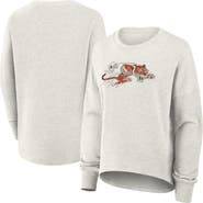 FANATICS Women's Fanatics Heather Gray Cincinnati Bengals Oversized Hometown Pullover Sweatshirt