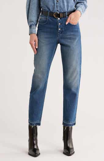 Isabel Marant Étoile Belden High Waist Crop Straight Leg Jeans