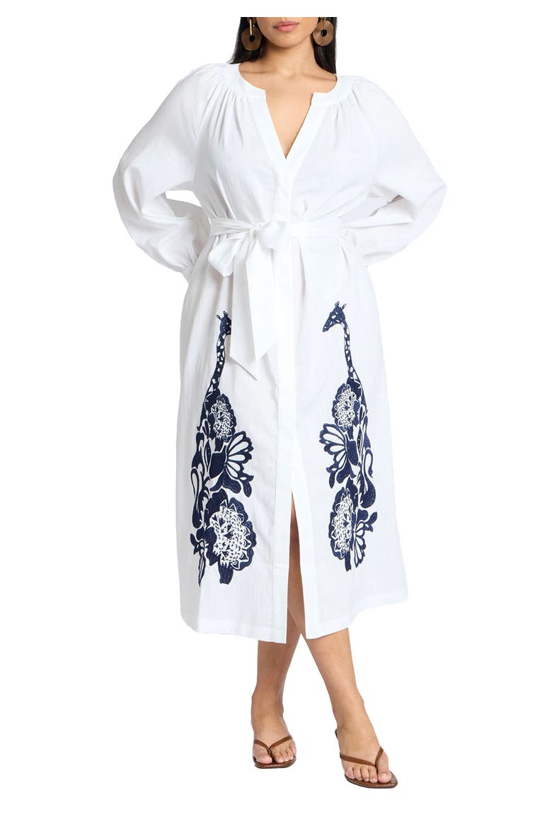 Relaxed Dress With Applique, Main, color, JET STREAM